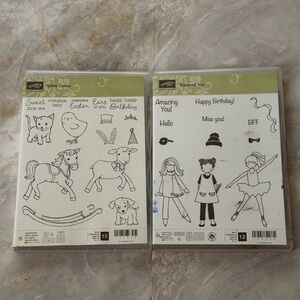 Stampin' Up! Little Cuties and Talented Trio Stamps Sets